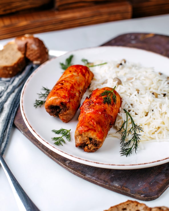 Как приготовить голубцы с рисом и фаршем без капусты